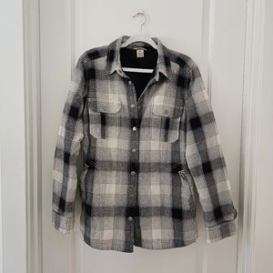 Duluth Trading Co Plaid Shirt Jac